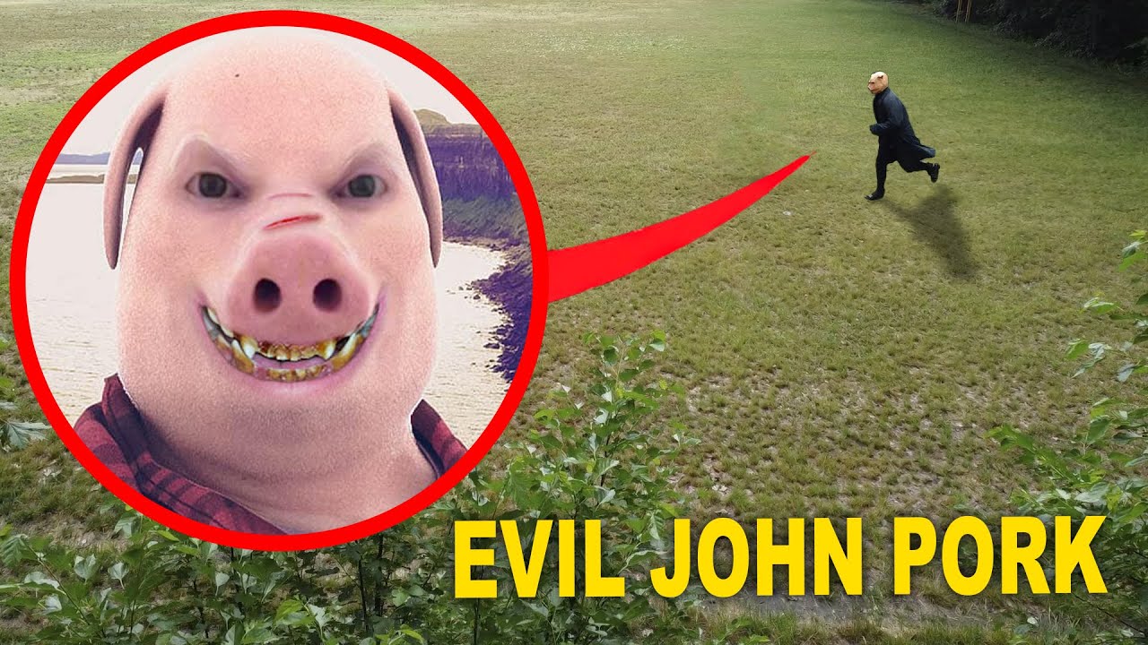 If you see John Pork in the park, run! Evil John Pork calling ! We found a real  John Pork! 