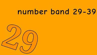 𝓝𝓾𝓶𝓫𝓮𝓻 𝓫𝓪𝓷𝓭 29-39