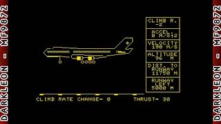 Jumbo Lander - [ 1980 - Commodore Pet - Gameplay ]