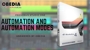 Get Started with Studio One: Automation Modes Overview in #StudioOne