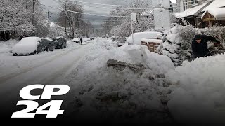 City crews continuing to remove snow from roads and sidewalks