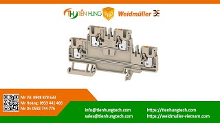WEIDMULLER - CẦU DẤU DÂY 2 TẦNG 1547610000 - A2T 2.5 TIENHUNGTECH