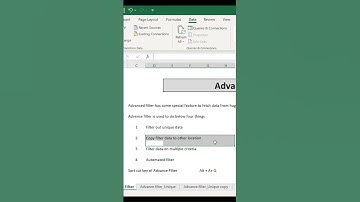 Excel Advanced Filter Explained: Filtering Data Like a Pro - 2, Automation Analytics, MIS Family