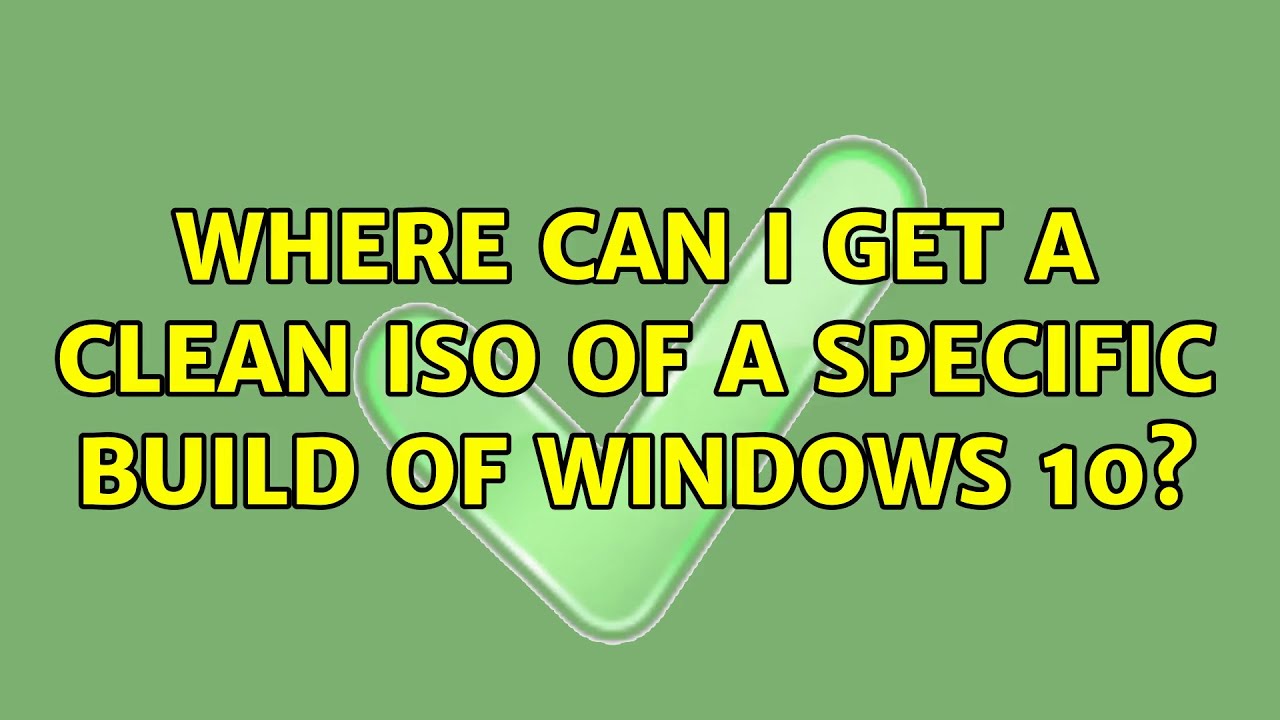 how can i get iso image of windows 10