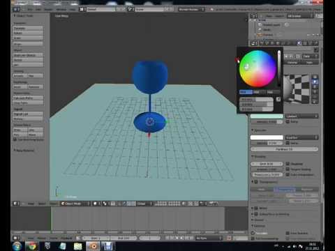 Blender 2.6 tutorial - How to make glass