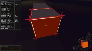Python/Pygame 3D Voxel Engine - 1x1 Block Placement, Wireframe Animations and 'Explosive' Blocks