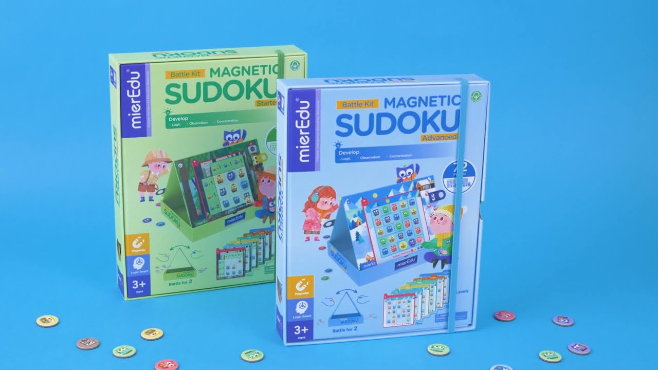 Learning Resources Magnetisches Weltraum-Sudoku – 72 Logikrätsel Mit 4 Schwierigkeitsstufen, Ab 4 Jahren, Inkl. Magnetspielbrett