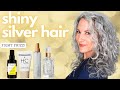 Shiny Silver Hair!  Pattern Shine Spray, Jones Road Universal Hair Balm, GoldieLocks Serum &amp; Sisley