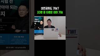 중졸도 지원가능한 시험! 가성비 끝판왕 자격증 #cwi #이직 #취업
