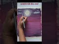 Mesmerizing Moonlight Painting 🌙✨ | Relaxing Acrylic Art # art # nature # acrylic painting