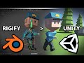 Blender 2.82 - Rigify to Unity Tutorial - How to Export a Rigify Character and Import it into Unity