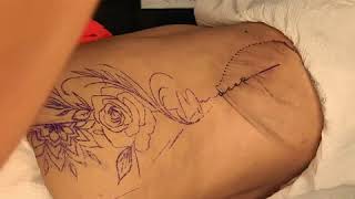 Mandala Rose Tattoo Time-lapse | Aries Tattoo Noida