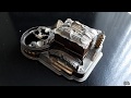Japanese music box 195060s cigarette box with ashtray lighter is missing
