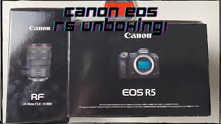 Canon Eos R5 Unboxing Straight To The Point Whats In The Box?