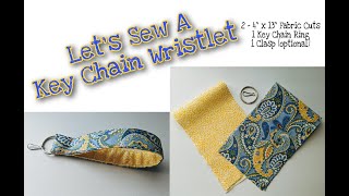 How To Sew A Key Chain Wristlet