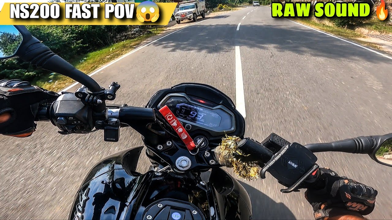 A NS 200 beyond its LIMITS | RAW SOUND | FAST POV