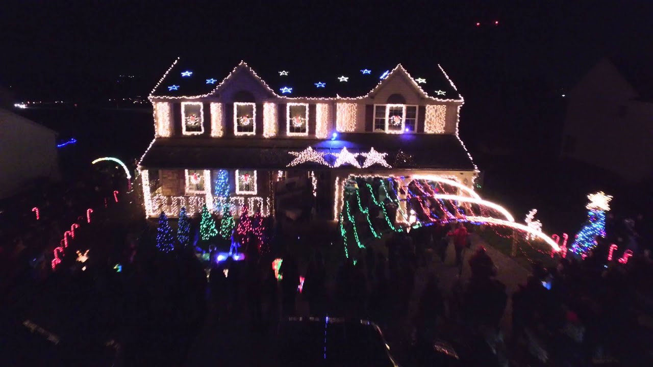 DJI Inspire 1 Extreme Christmas Light Show 2015 YouTube