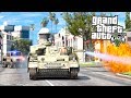 GTA 5 - Evade Ep36 - Flamethrower Tank Hijacking!!