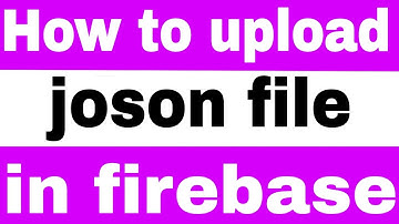 How to input json file 2020