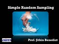 Simple Random Sampling in Research Methodology by Prof. Jithin Benedict