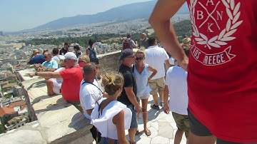 Thủ đô Hi Lạp ngày nay nhin từ ngôi đền thiêng