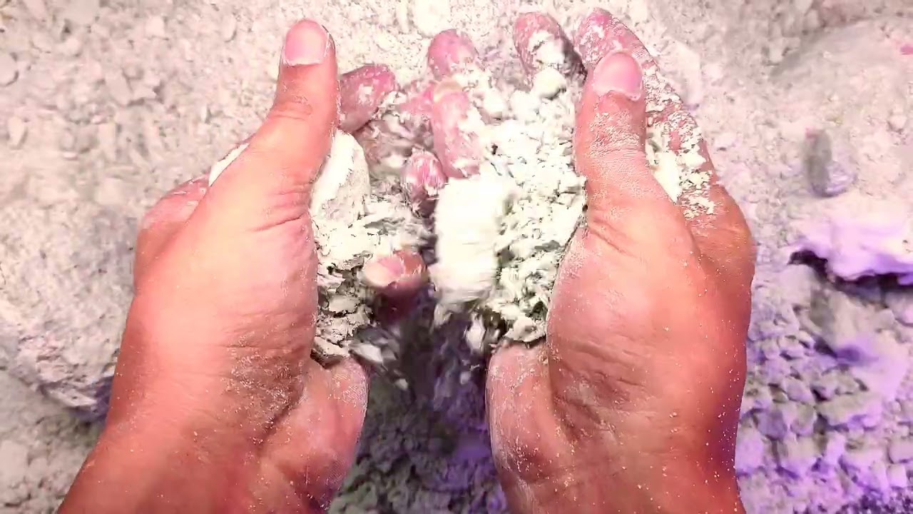 Crushing Mystery Chalk Shapes 🧩✨ | Extreme Crunchy ASMR Sounds