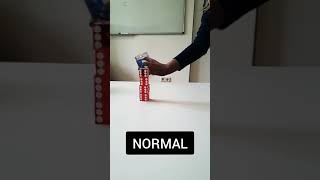 Dice Stacking in Slow Motion and Reverse