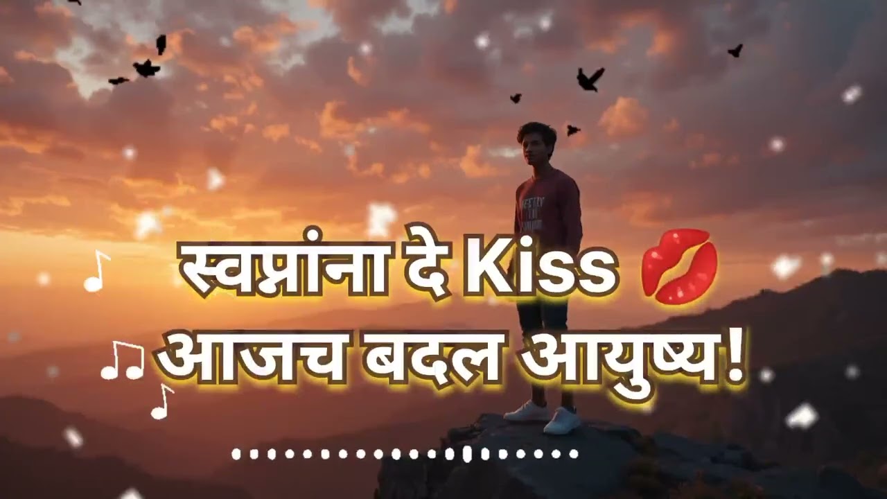 13 February Kiss Day 💋 | Marathi Motivational Song | Swpnanna De Kiss |