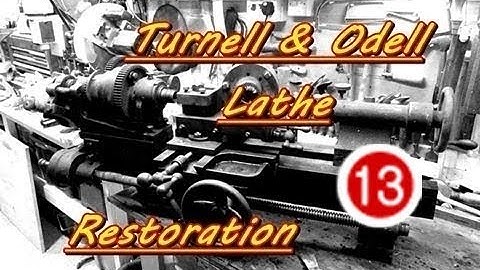 Turnell & Odell Lathe restoration # 13 cross slide & top slide