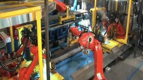 AWL - Welding installation storage racking beams