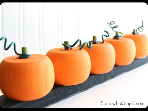 Cute 3 Year Old Reciting 5 Little Pumpkins Sitting On A Gate - YouTube