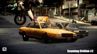 GTA IV - Close Calls and Scumbag Civilians [ Episode 1 ]