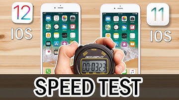 IOS 11 vs IOS 12 Full Speed Test Comparison on iPhone