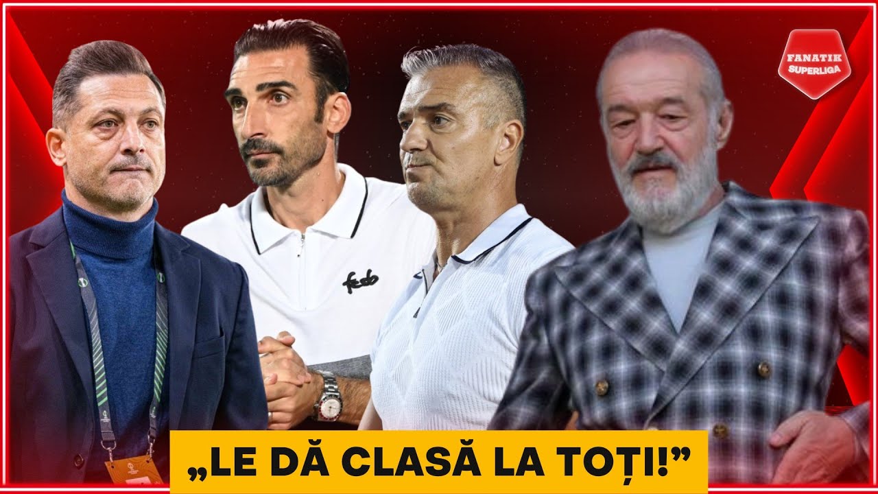 Gigi Becali face TOPUL ANTRENORILOR din fotbalul romanesc. Cine e CEL MAI TARE pe teorie