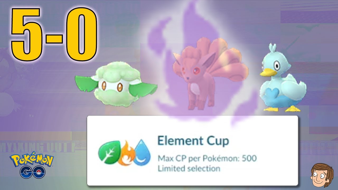 Cottonee, Shadow Vulpix, & Ducklett in the Element Cup Go Battle League - Pokemon GO PVP
