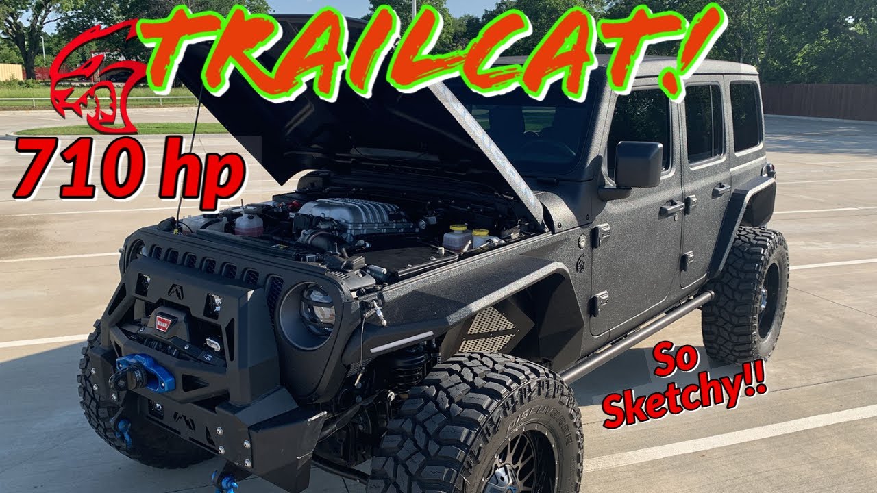 The 710hp Jeep Wrangler Trailcat.. This Thing is Truly Scary! - YouTube
