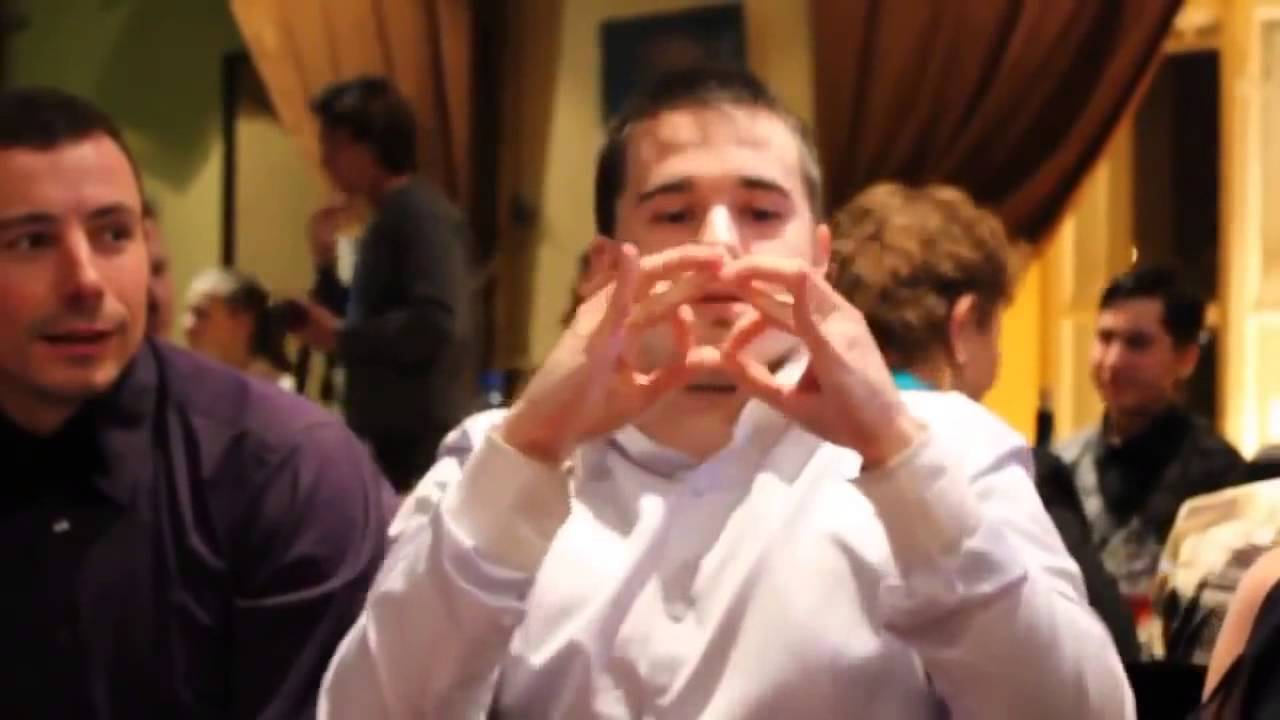 Deaf Guy Busts Out With Amazing Finger Dance (Finger Tutting)