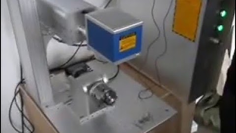 portable fiber laser marking machine with rotary , rotate laser marking machine
