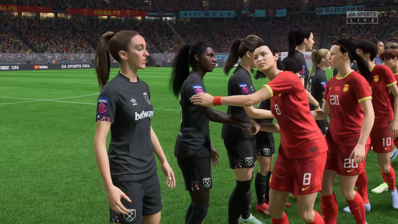 Jan 9, 2026 - China vs West Ham United - Women's International Football Friendly - FIFA 23 Gameplay