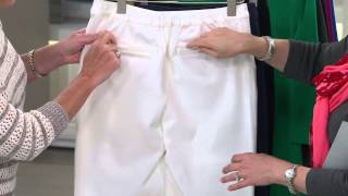 Liz Claiborne New York Jackie Power Twill Stretch Pants with Mary Beth Roe