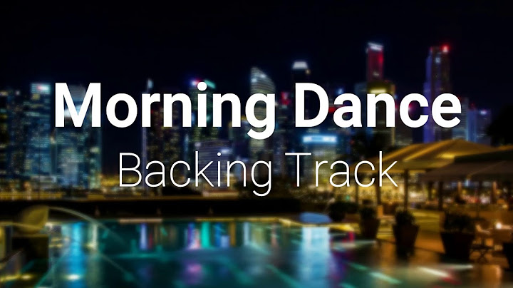 Morning Dance Karaoke version - Karaoke performance video thumbnail