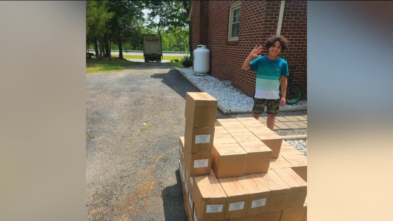 Virginia boy’s hot sauce, Frankie’s Spicy Farm, is back for sale