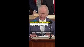 El rey Carlos III defiende a la OTAN ante el Congreso de EEUU