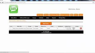 SMS Web Form