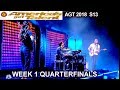 We Three sings " So They Say" original song  Quarterfinals 1 America's Got Talent 2018 AGT