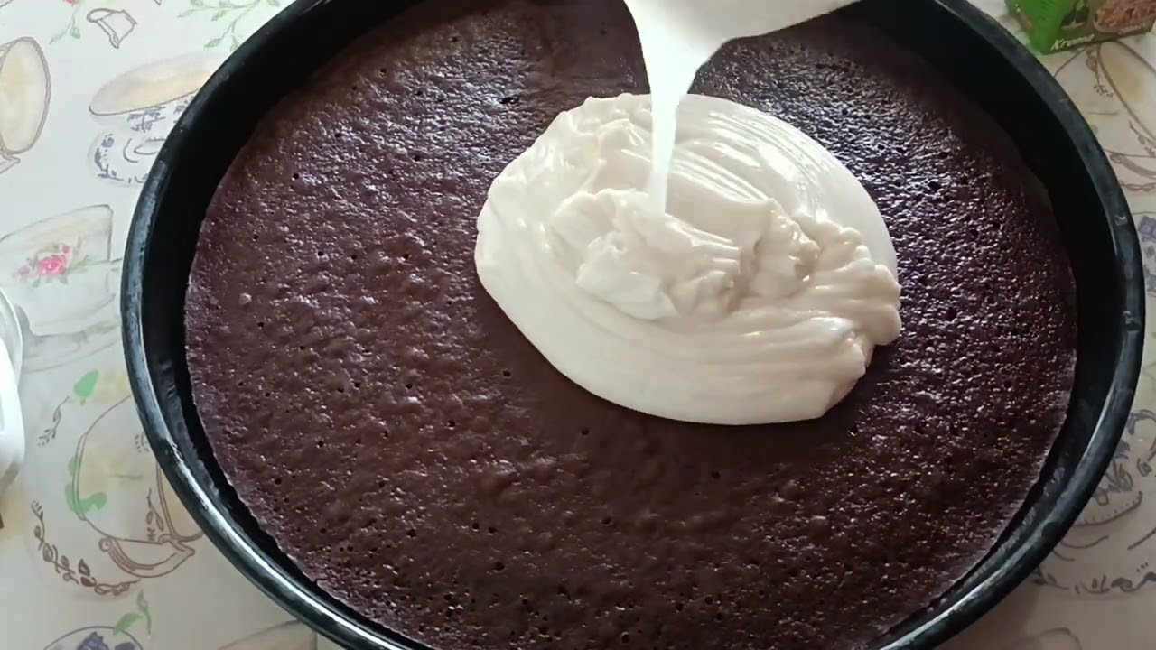 Boşuna Kalıpla Falan Uğraşmayın ‼️ Tepside Yaş Pasta ✅