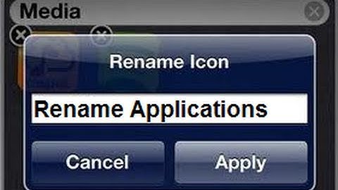 How to Rename Apps on iPhone, iPod Touch & iPad with Icon Renamer