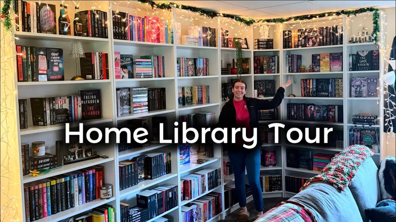 My Full At Home Library Tour