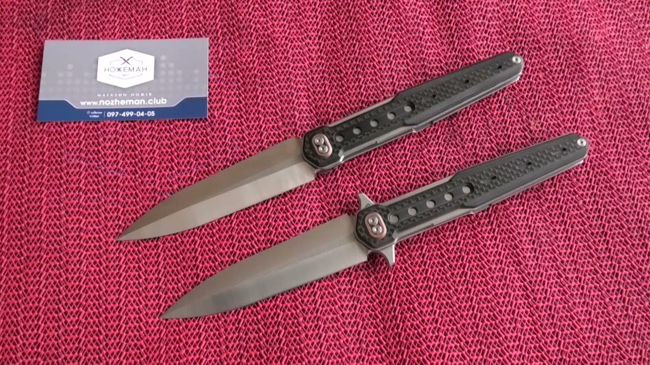 Два настоящих складных кинджала NOC Knives DG12
