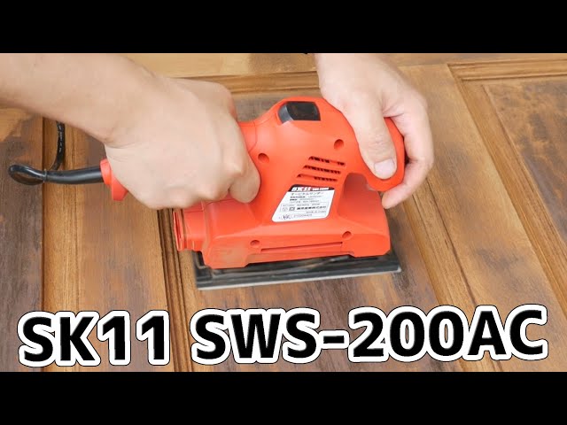 オービタルサンダーの研磨力ってこんなもんです、SK11オービタル